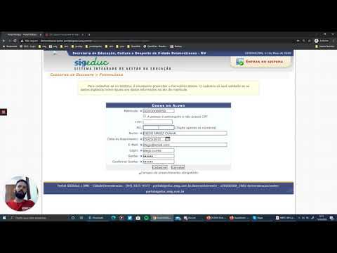 Portal SIGEDUC - Auto Cadastro de Estudantes