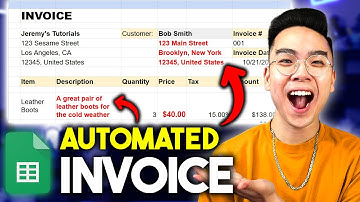 How to Create AUTOMATED INVOICES (Autofill) in Google Sheets! *TUTORIAL*