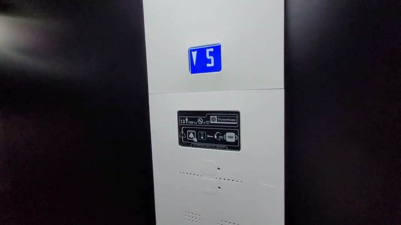 ThyssenKrupp elevator in University from Granada Spain.