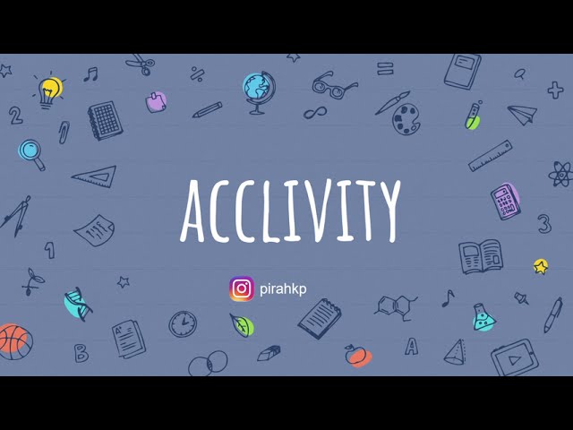 Acclivity Meaning in Hindi with Picture, Video & Memory Trick