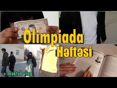 Olimpiada həftəsi | məktəb vlogu , həftəlik rutin, Azərbaycan dili və Ədəbiyyat - studywithcml