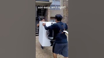 How to move a Washing Machine the Easy Way