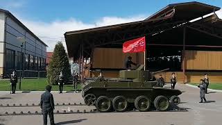 Парад в честь Дня Победы 9 мая 2022 года, музей Отечественной военной истории, Падиково.