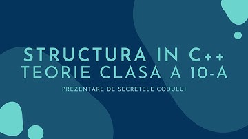[TUTORIAL] Structuri de date neomogene in C++ (Tipul STRUCT + Operatii + Imbricari)