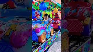 🚙☃️aku naik odong odong mobil mixue🧁 keren seru seru!!!