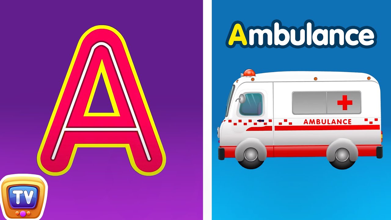 Tracing Uppercase and Lowercase Letters - Letter Aa and Letter Bb - ChuChuTV Toddler Learning Videos