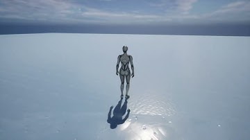 UE5 Physics Volume - Example of throwing the character into the water by sliding on the ice (SUB.)