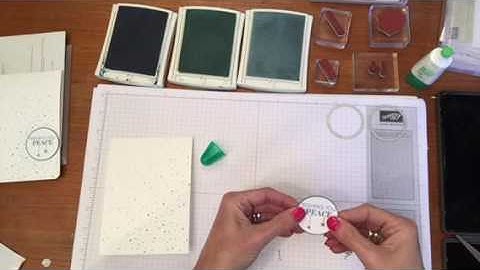 Quick and Easy One Layer Christmas Card