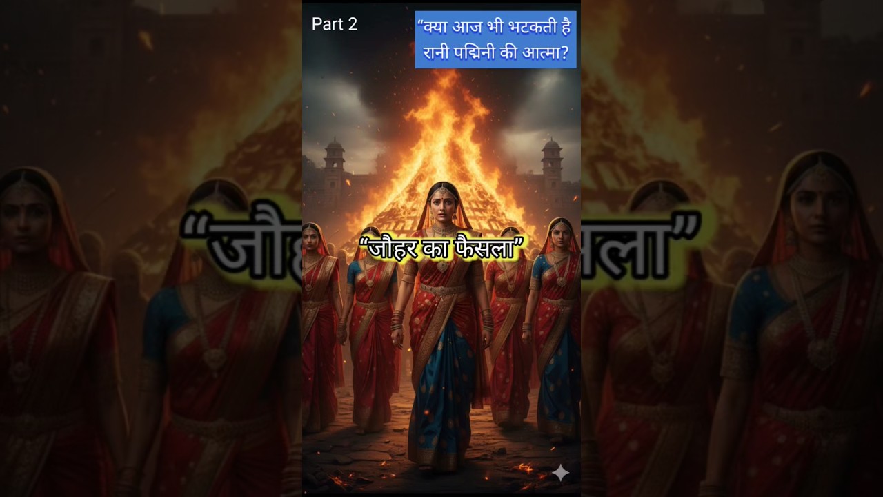 Rani Padmini Ka Johar | Jab Izzat Ke Liye Maut Chuni Gayi 🔥#short