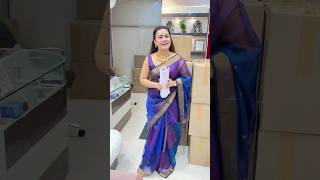 आता सुरुवात करा शॉपिंग ला! #saree #lifeisbutadream #insta #silksaree #youtubeshorts #prettylook