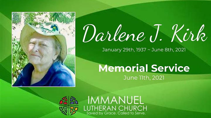 Darlene J. Kirk Memorial Service