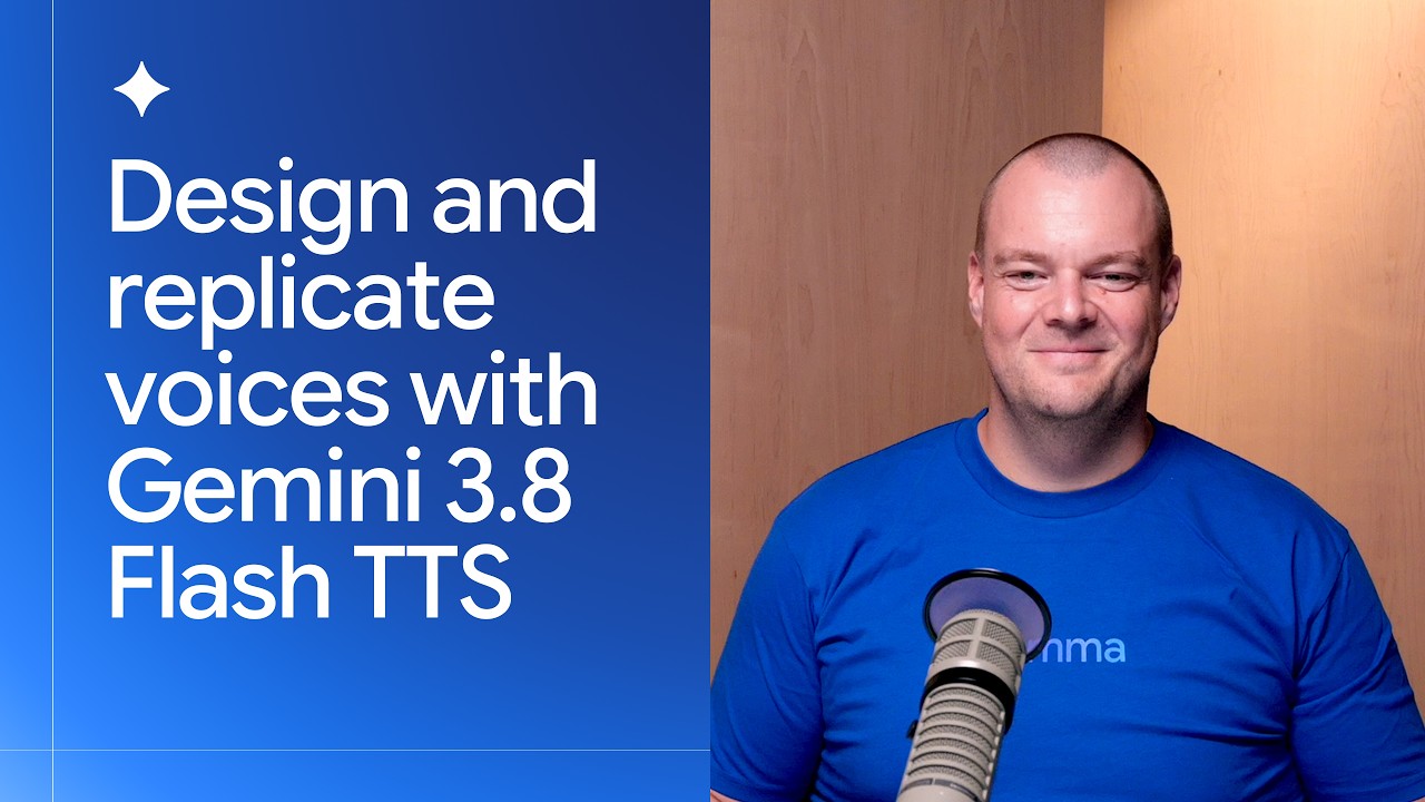 Design and replicate voices with Gemini 3.8 Flash TTS thumbnail