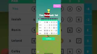 Scoring 5 stars (-6) on Desert Palms - GOLF DREAMS (iOS & Android) screenshot 4