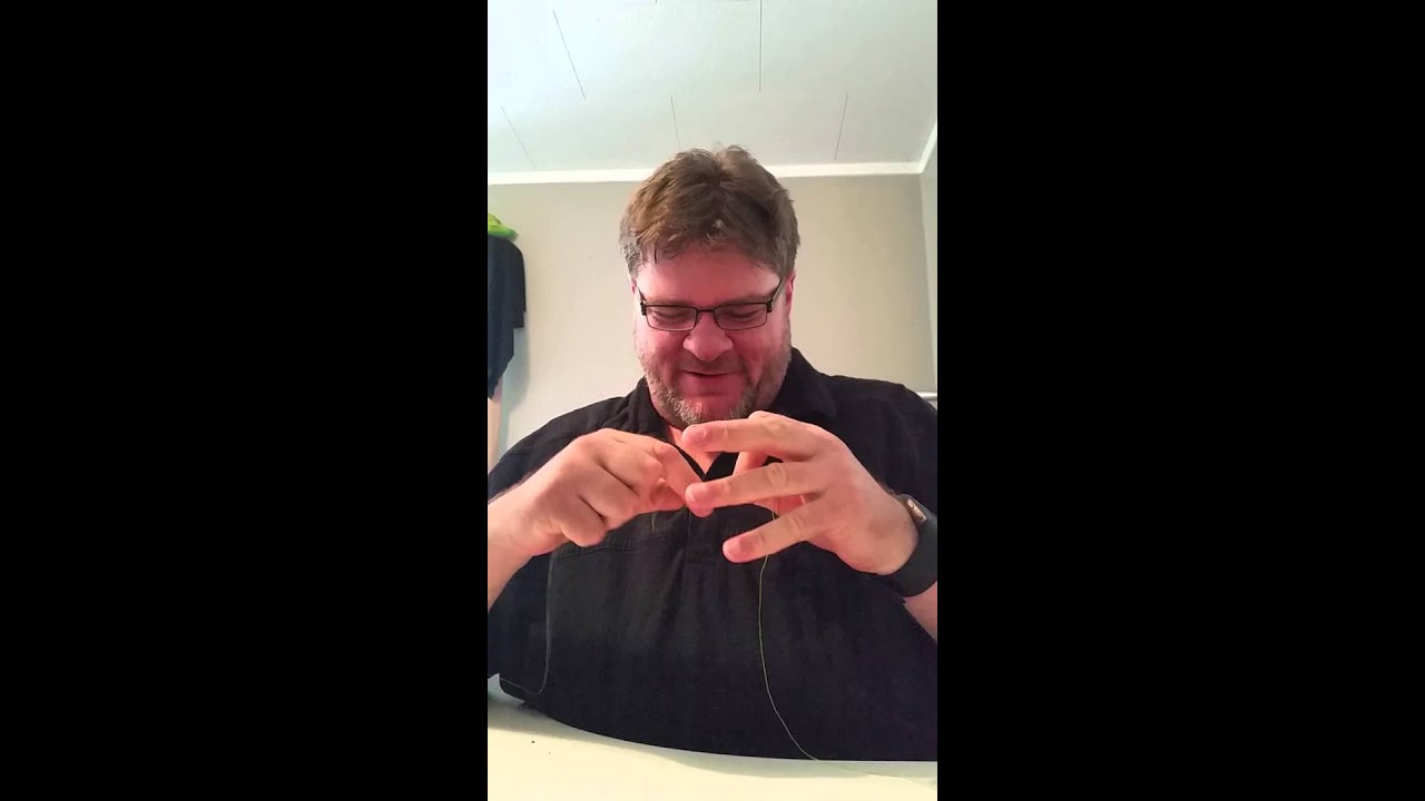 Braid to leader knot for the clumsy