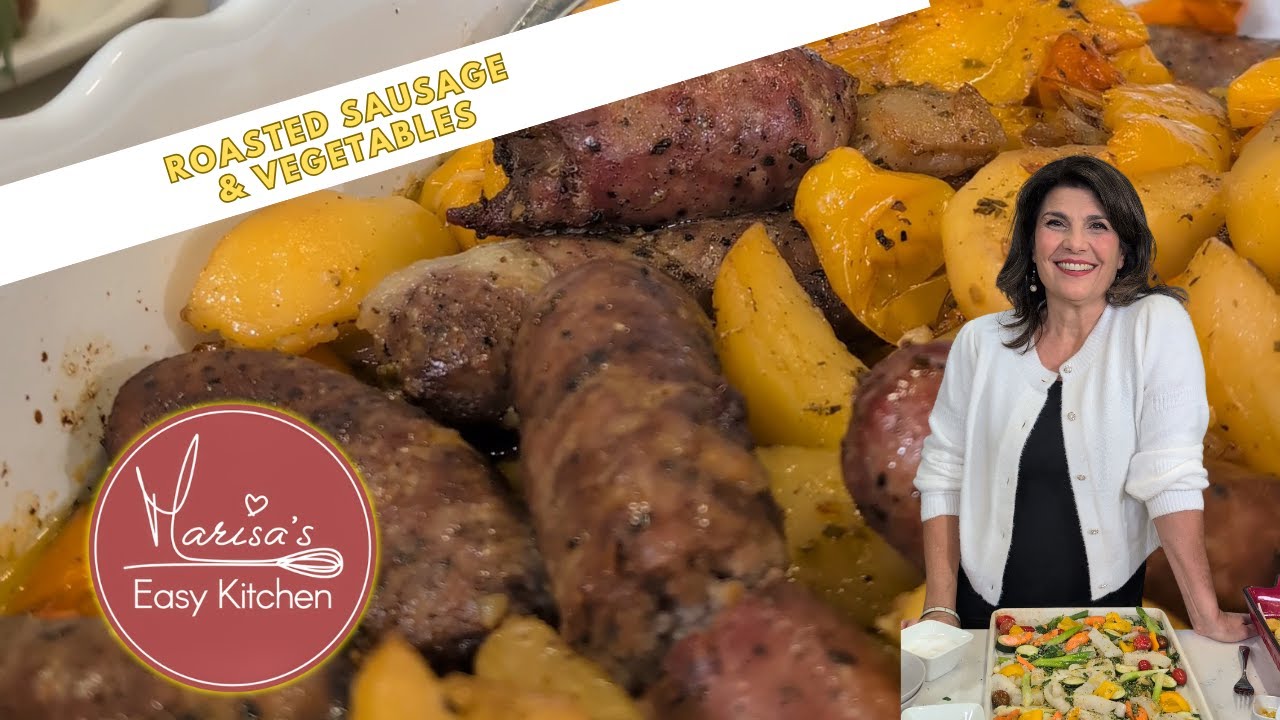 Italian Roasted Sausage & Vegetables | Crispy, Flavour-Packed Sheet Pan Dinner