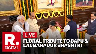 Details LIVE: PM Modi, LoP Rahul Gandhi Pay Tribute To Mahatma Gandhi & Lal Bahadur Shastri At Parliament News