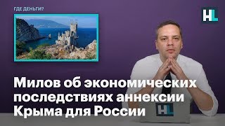 Милов об экономических последствиях аннексии Крыма