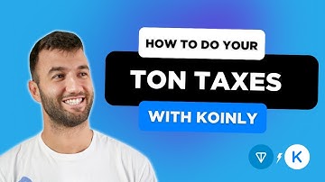 How To Do Your TON Taxes FAST With Koinly