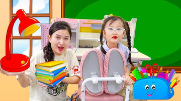 Changcady trang trí bàn học cho em Cam nhân dịp năm học mới