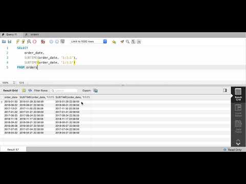 MySQL Practice: SUBTIME()