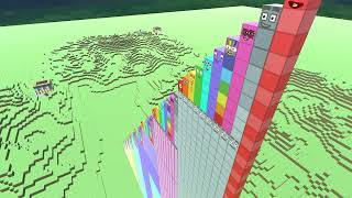 NumberBlocks ONE handred block in MINECRAFT!