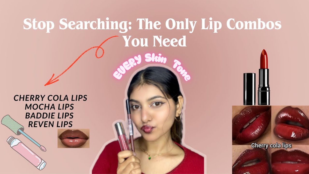 The Perfect Lip Combos for EVERY SkinTone🍒| budget friendly | best lip liners ~ Mars @Meesho  