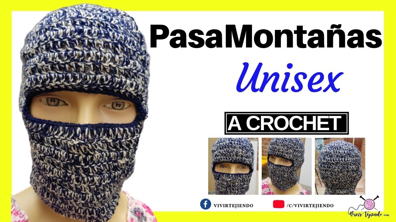Tejiendo Pasamontañas a Crochet a Paso | Tejidos a Ganchillo - YouTube