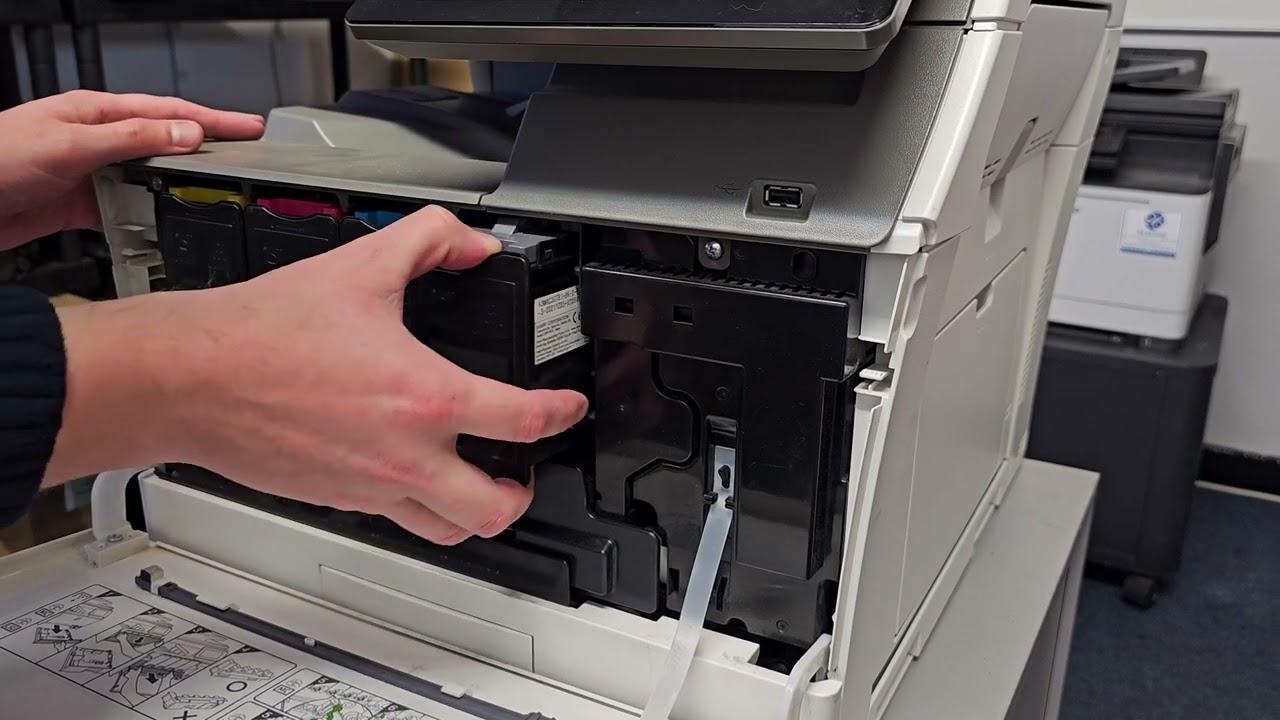 Replacing Toner Sharp MX-C303 And MX-C304