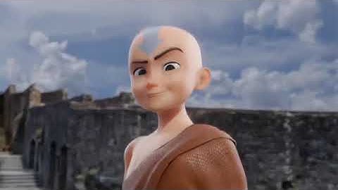 3D Animation Test With Different Aang Style (Solo Edit)