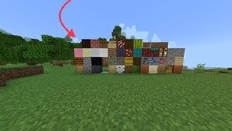 I used every building block in Minecraft hardmode!