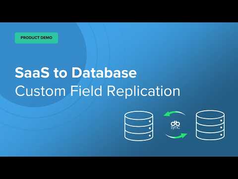 Salesforce to DataBase CustomField - Product Demo