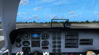FSX - Beechcraft Baron 58 Test flight