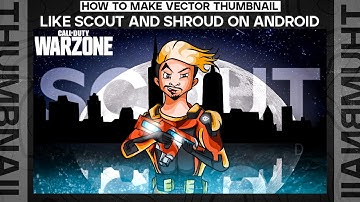 How to make Gaming Thumbnail like Snax ,Shroud and Scout ll How To Make Gaming Thumbnail On Android