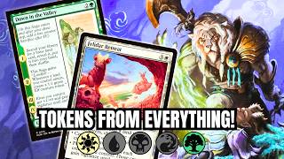 Crazy Fun Making Tokens With Every Card! | MTG Arena Standard Ranked Selesnya screenshot 2