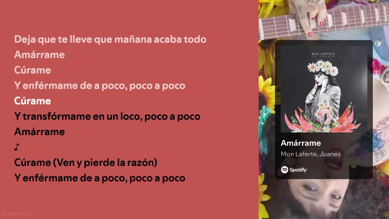 Amárrame - Mon Laferte ft. Juanes (Spotify Lyrics)