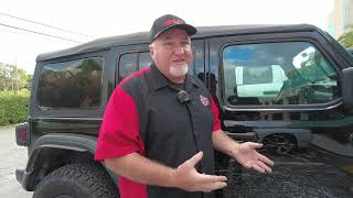 Go Rhino E Boards on a Jeep Wrangler JL review by Chris from C&H Auto Accessories #754-205-4575