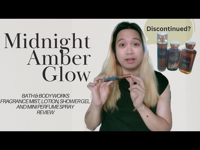 MIDNIGHT AMBER GLOW - Bath & Body Works Fragrance Mist, Lotion