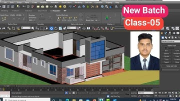 3DS MAX Exterior design Bangla tutorial||Part-5||3ds max |||থ্রিডি ম্যাক্স বাংলা টিউটোরিয়াল । C-5