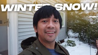 SAMPAI DI AMERIKA! DISAMBUT SALJU MUSIM DINGIN