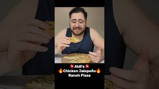 Trying Aldis Chicken Jalapeño Ranch Pizza 🔥🐔