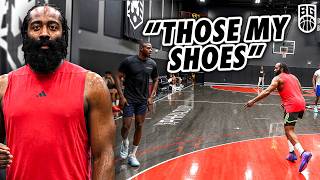 James Harden GOES OFF in Private Runs! NBA MVP VS. OVERSEAS PROS Gets Intense!