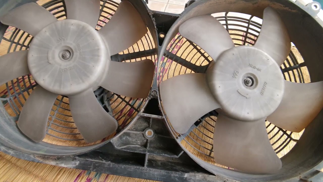 เปลี่ยนพัดลมหม้อน้ำ และ พัดลมแอร์รถตู้ Toyota Commuter