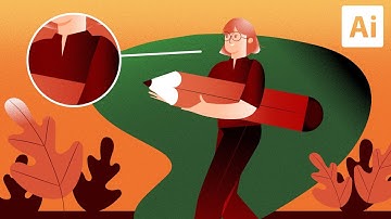 Grain and noise texture for illustrations tutorial