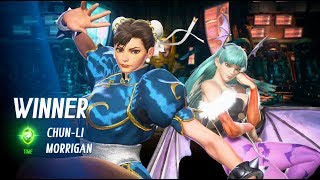 MVCI Arcade Battle with Chun Li and Morrigan