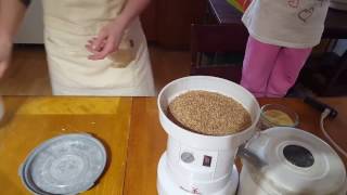 Back to Basics: How to Clean & Mill Grain into Flour! #bread #food