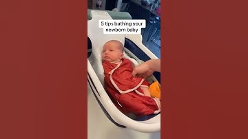 5 tips for bathing your newborn | #newborn #babybath #newborntips #babysleepteam
