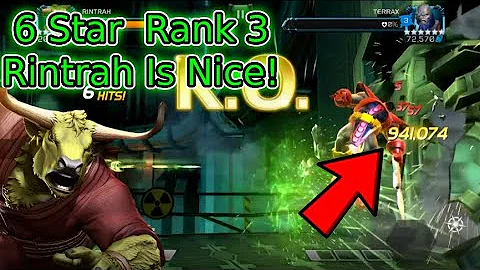 6 Star Rank 3 Rintrah Gameplay With & Without Suicides! Crazy Healing! | Marvel Contest Of Champions