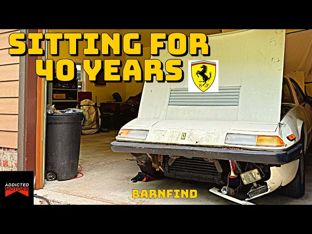 This RARE V12 2+2 Ferrari Sat Neglected In Barn For Nearly 40