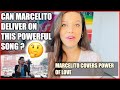 MARCELITO POMOY REACTION - POWER OF LOVE (Celine Dion Cover) | MUSIC REACTION VIDEOS