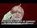 Modi thanks Vadodarans their love